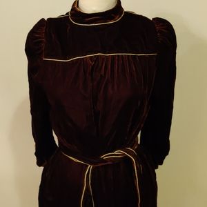 Zara tunic velvet dress